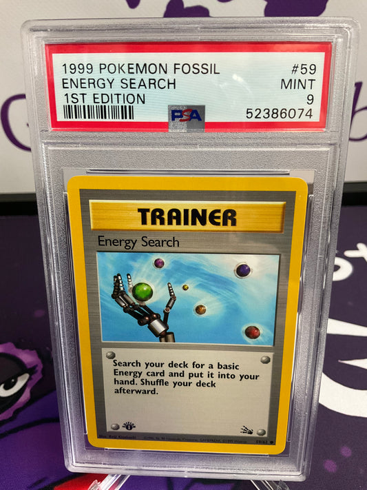 1999 Fossil Energy Search Trainer 1st Edition PSA 9 #59