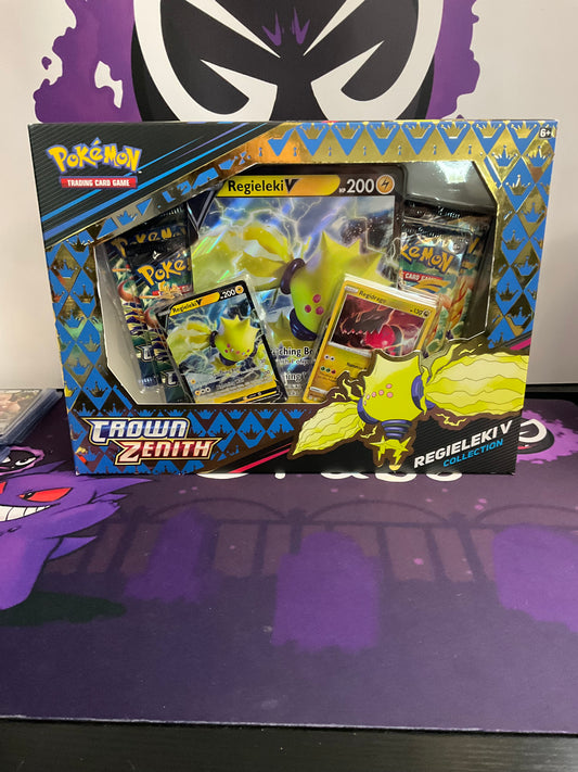Pokémon Crown Zenith Regieleki V Box