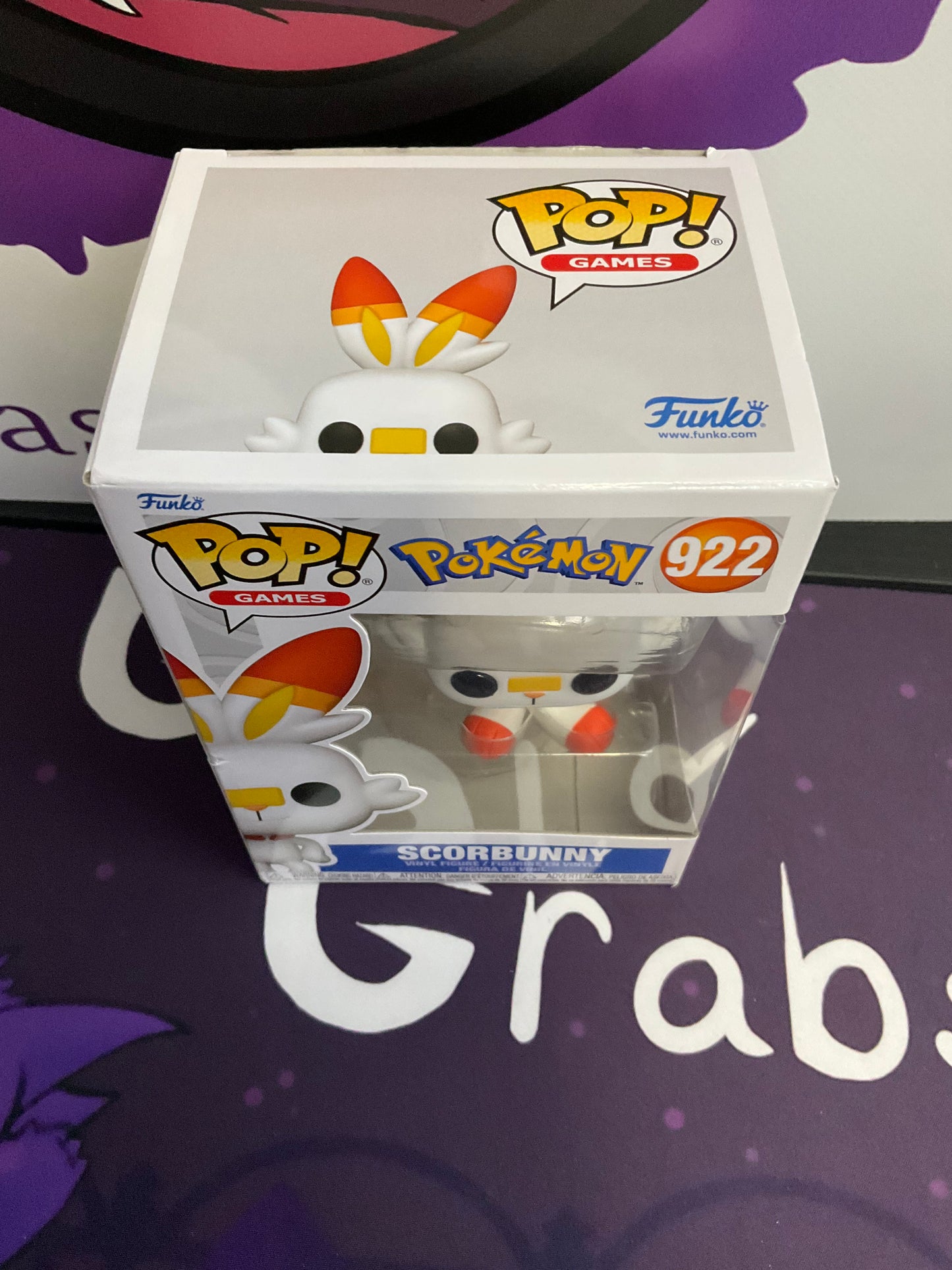 Pokémon Funko Pop Games Scorbunny #922