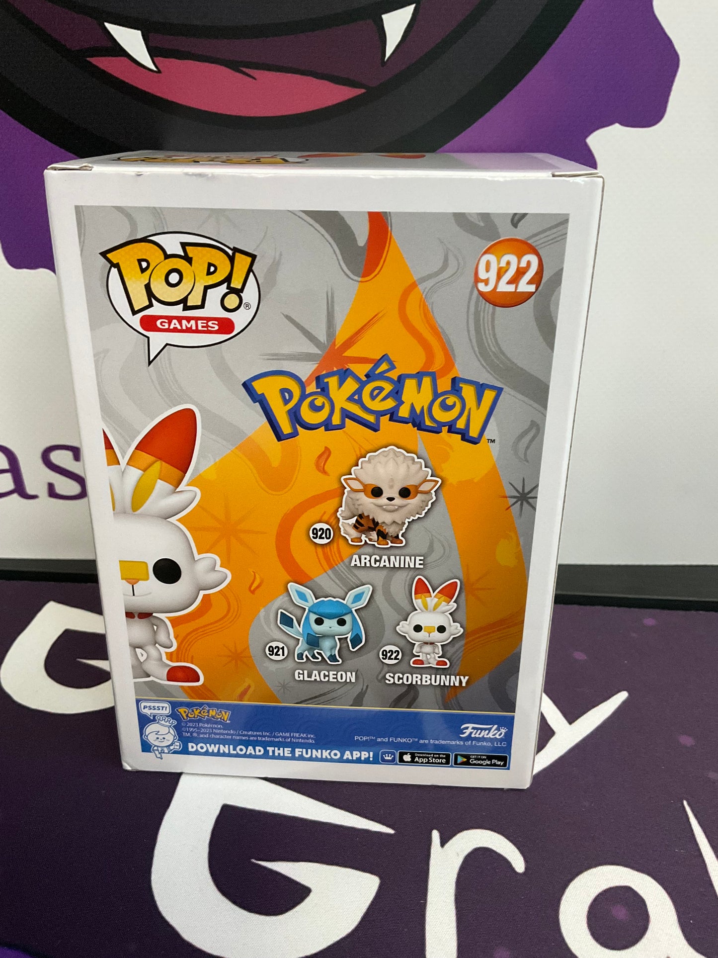 Pokémon Funko Pop Games Scorbunny #922