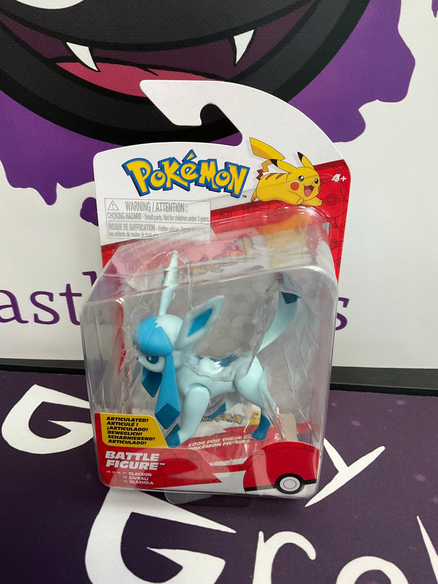 Pokémon Glaceon Battle Figure Toy