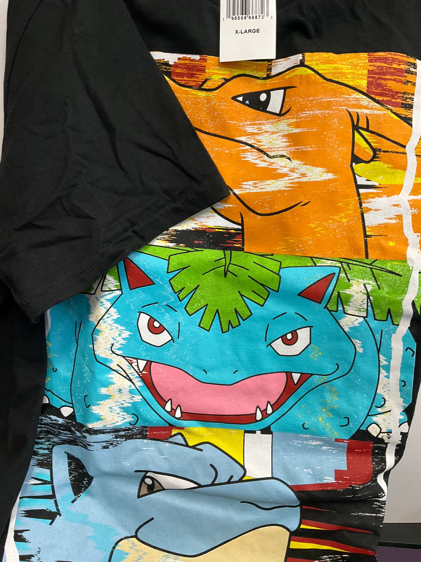 Pokémon Men's Blastoise, Charizard & Venusaur T-shirt Xlarge