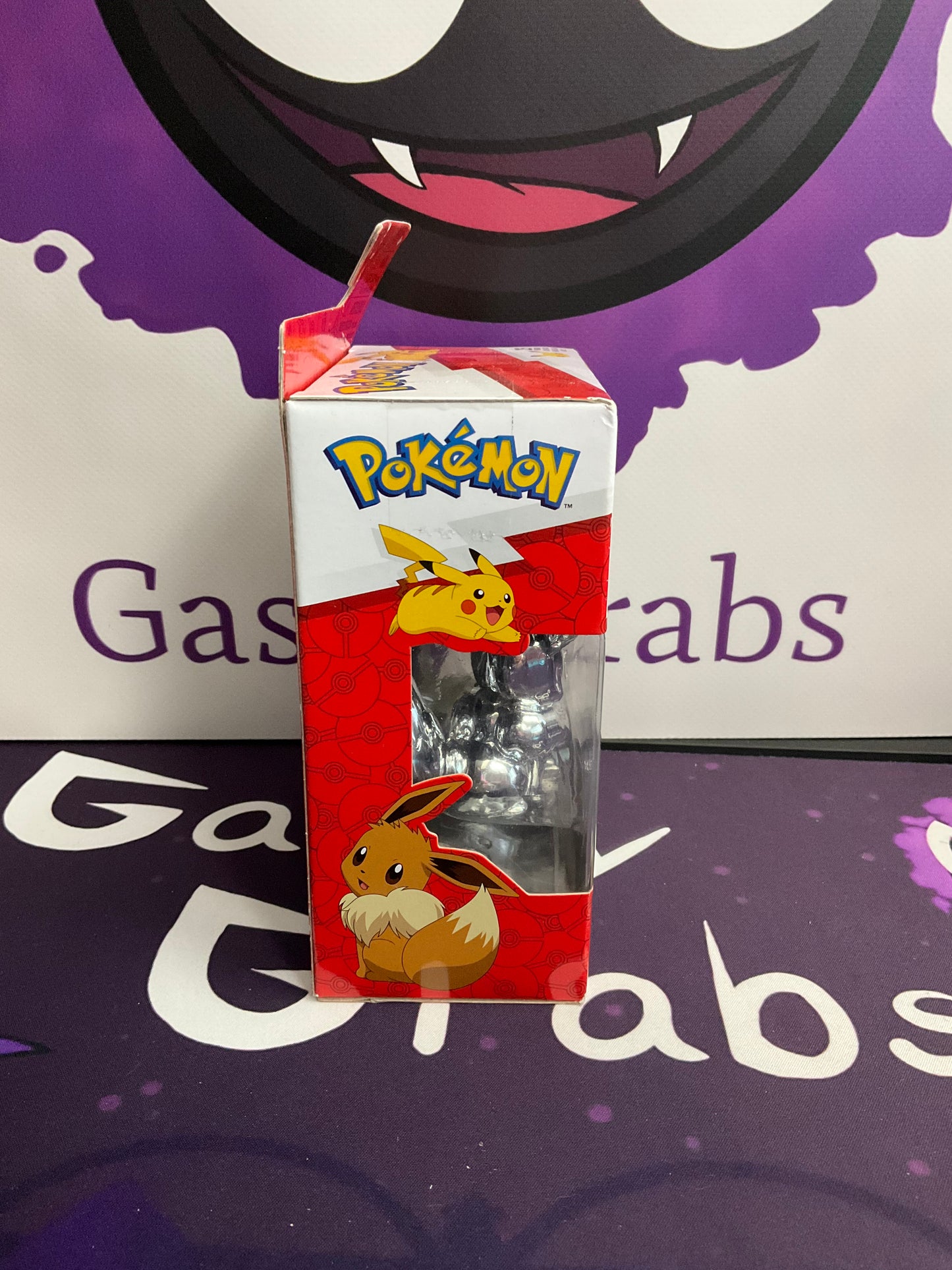 Pokémon Eevee 25th Anniversary Select Silver Battle Figure Toy