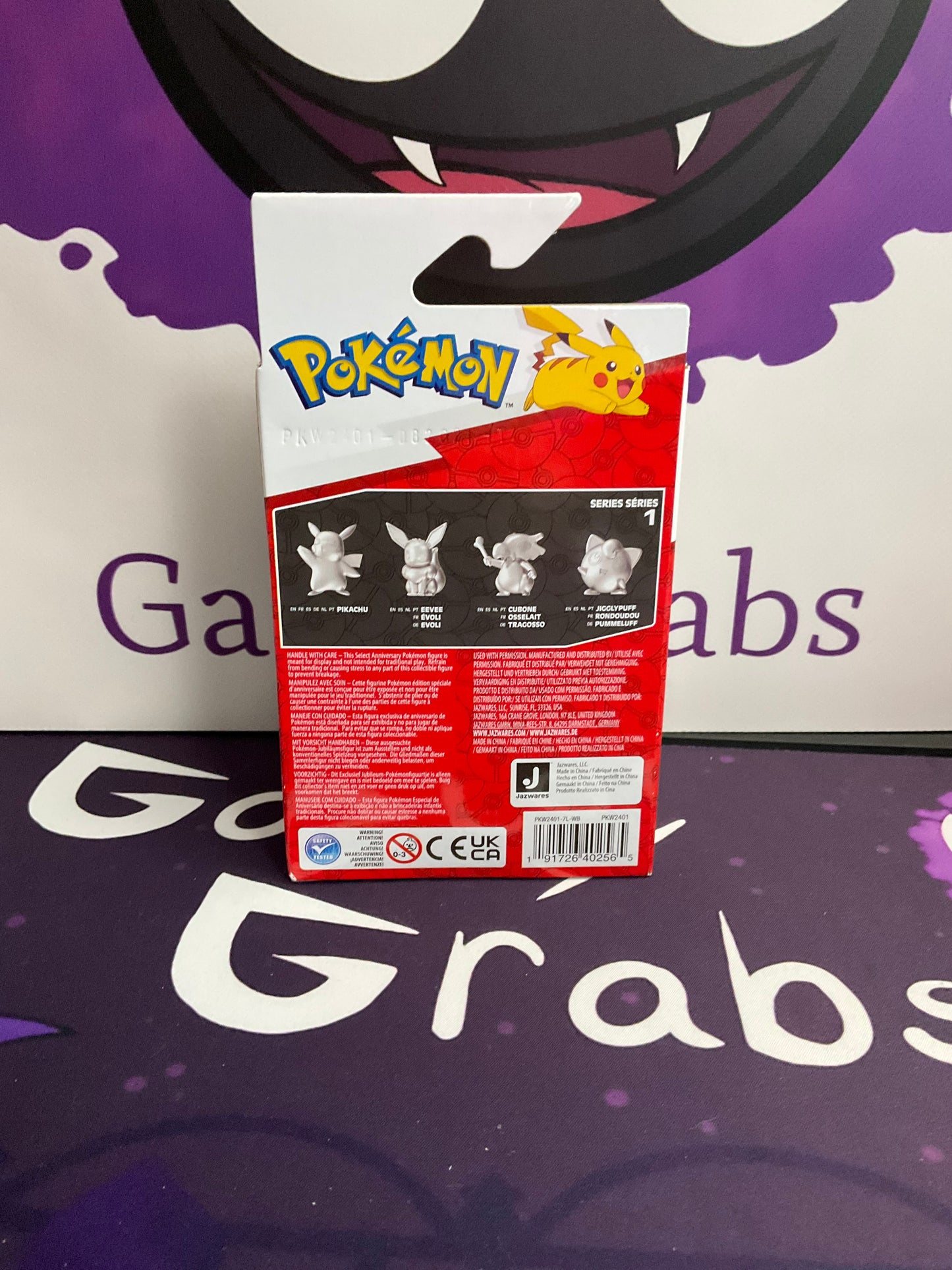 Pokémon 25th Anniversary Select Cubone Silver Battle Figure Toy