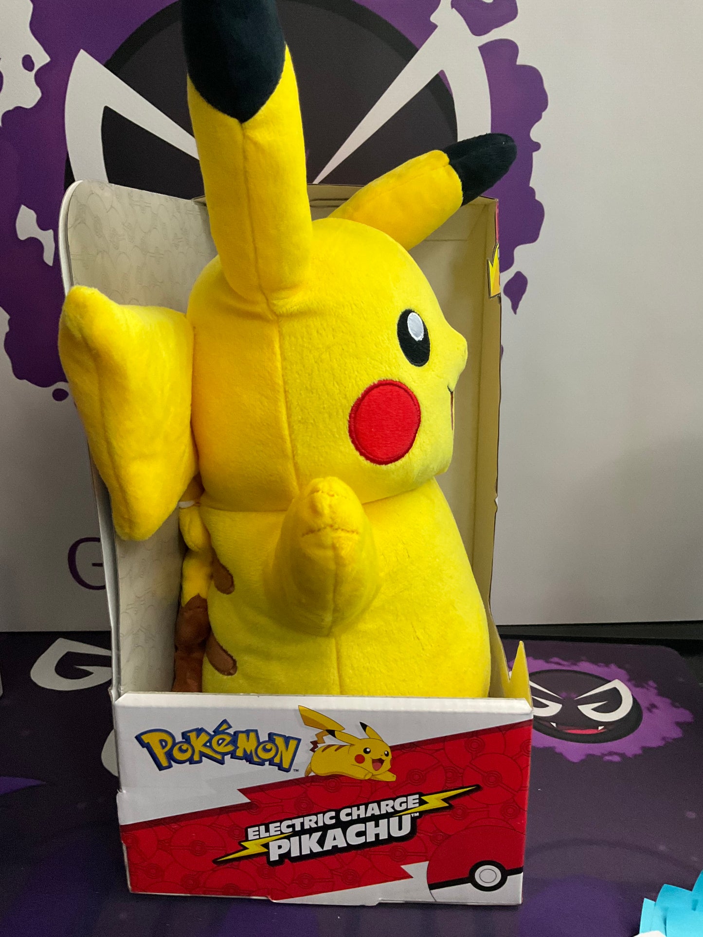 Pokémon Pikachu Electric Charge Plush W/ Lights, Sound & Motion Toy