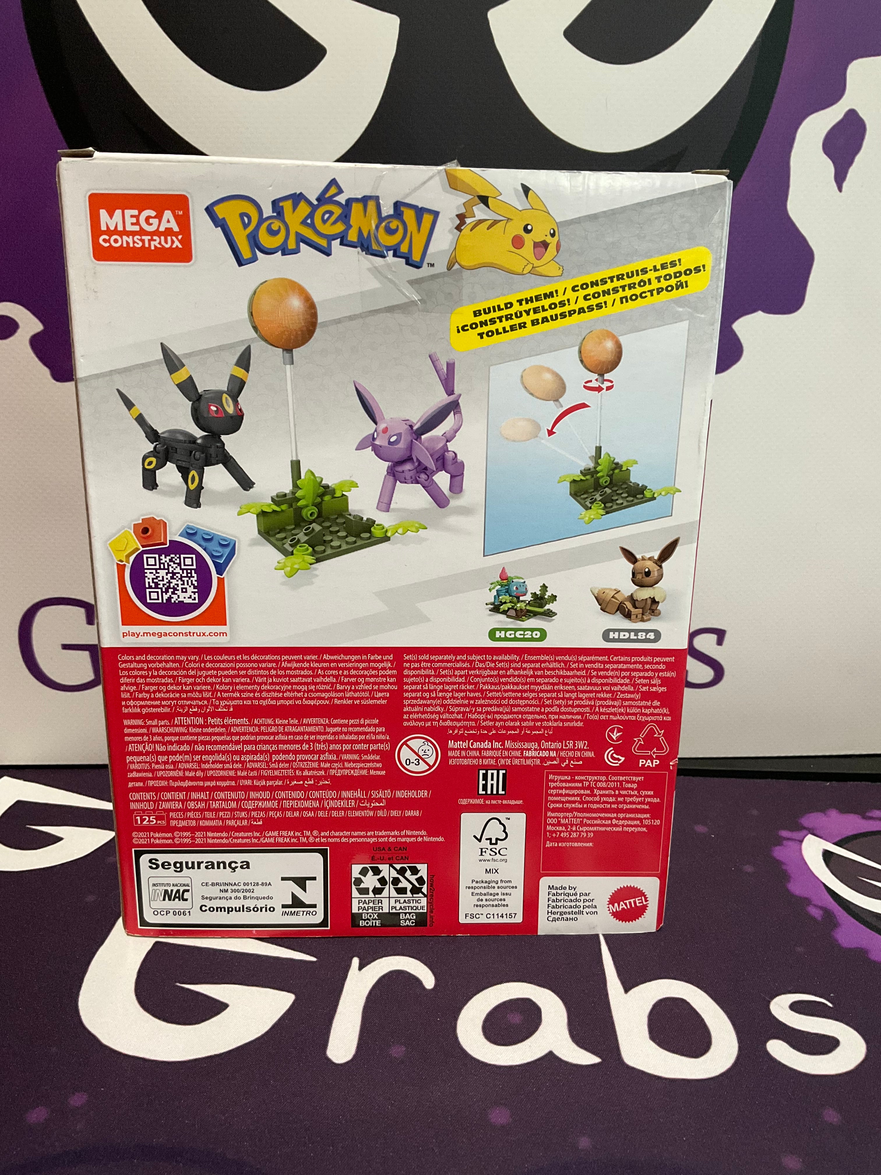 Pokémon Mega Construx Umbreon & Espeon Construction Figures – GastlyGrabs