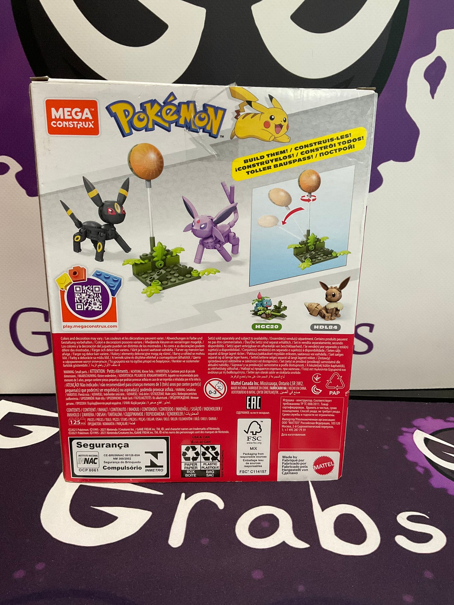 Pokémon Mega Construx Umbreon & Espeon Construction Figures