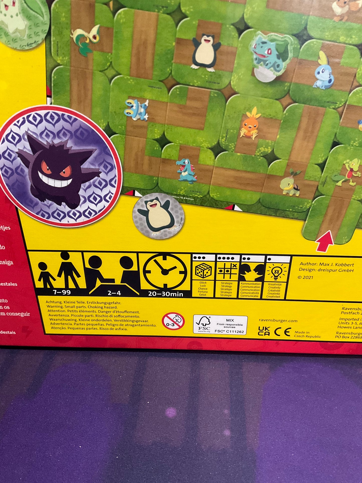 Pokémon Ravensburger Labyrinth Board Game