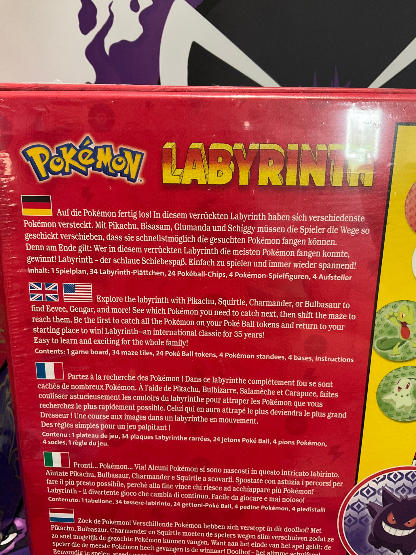 Pokémon Ravensburger Labyrinth Board Game