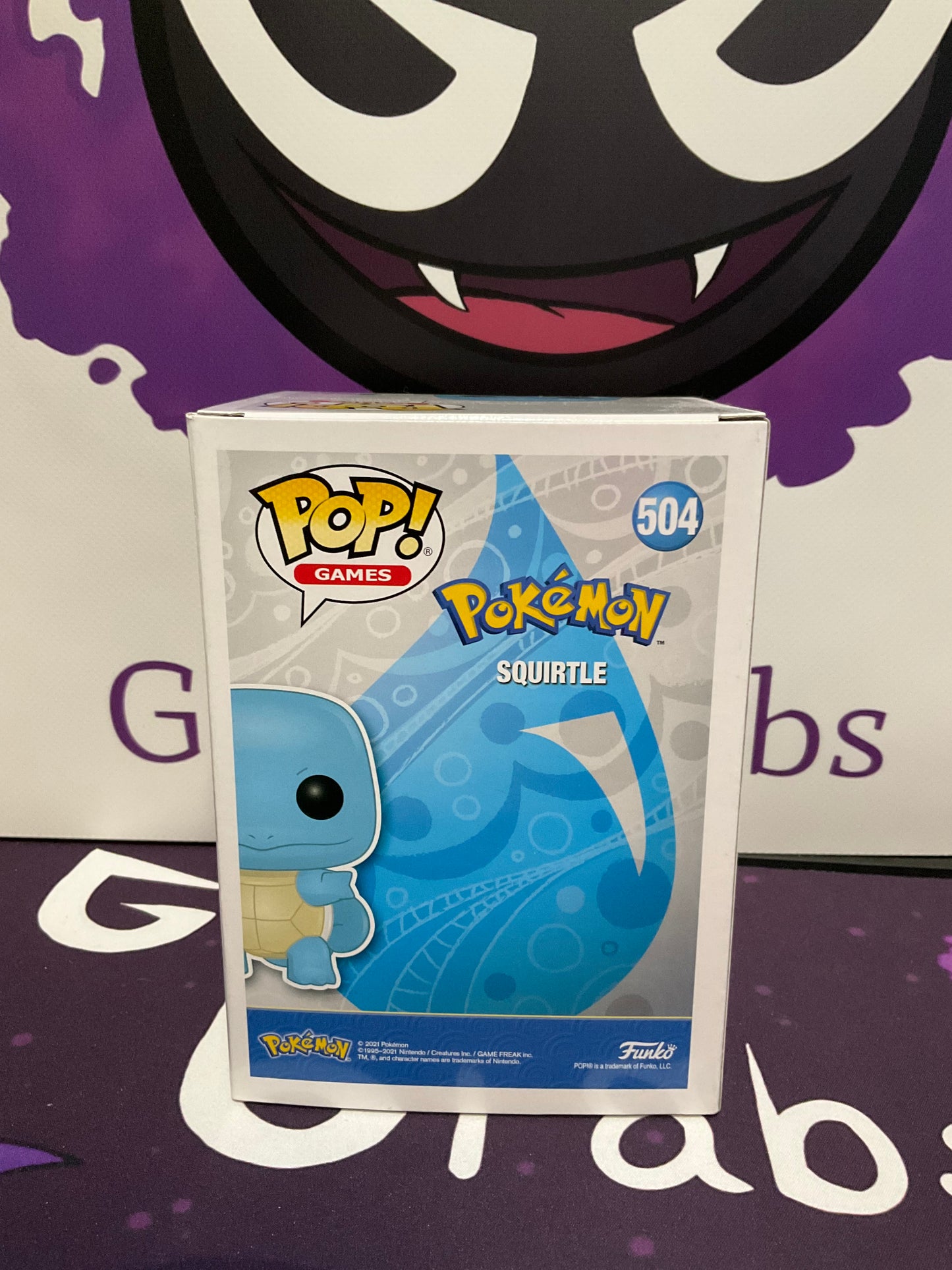 Pokémon Funko Pop Games Squirtle 25th Anniversary #504
