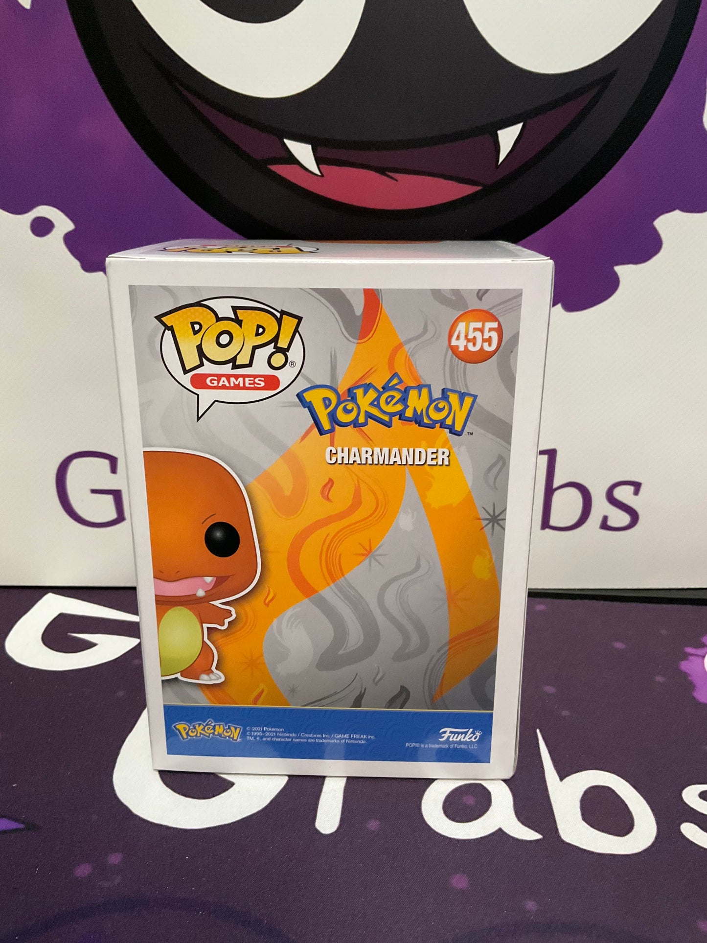Pokemon Funko Pop Games Charmander Metallic #455