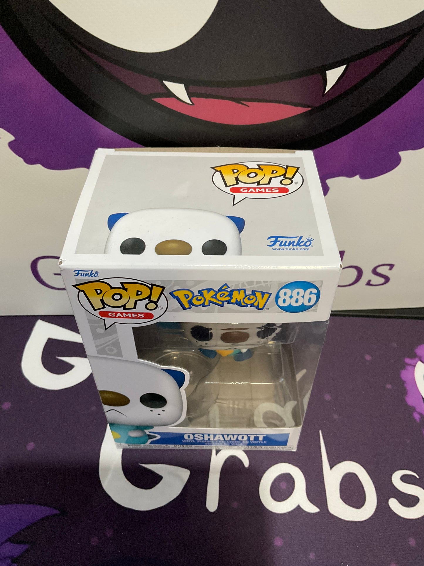 Pokémon Funko Pop Games Oshawott #886