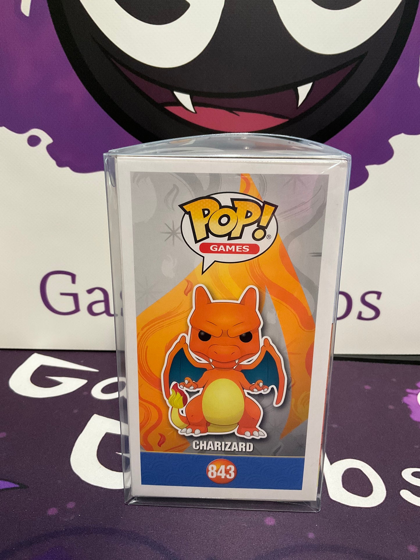 Pokemon Funko Pop Games Charizard #843 W/ Case Protector