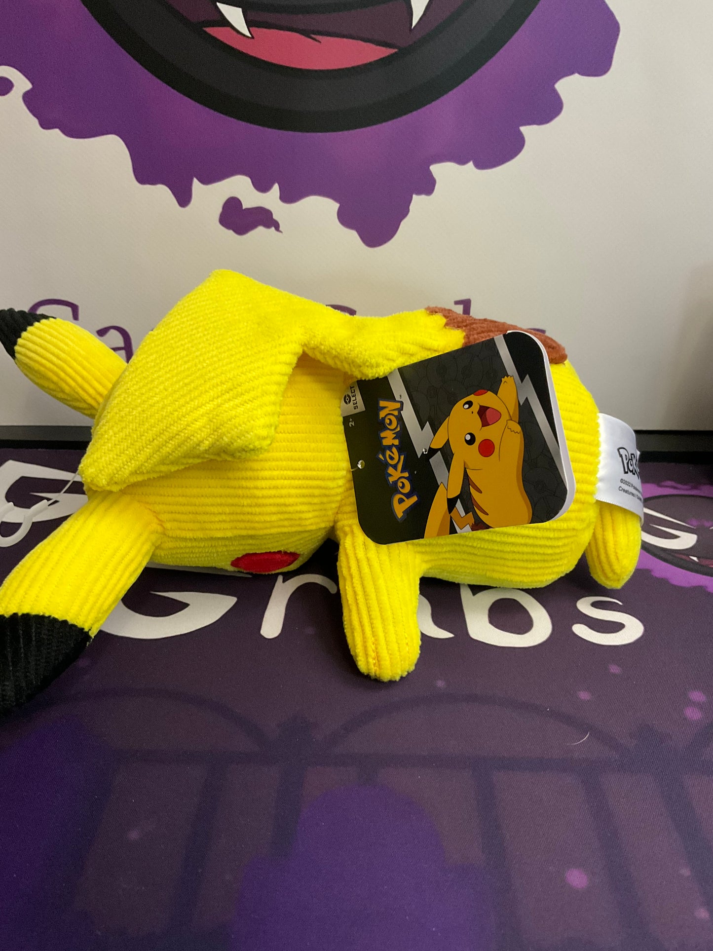 Pokémon Pikachu Corduroy Plush 8 Inch Limited Edition.