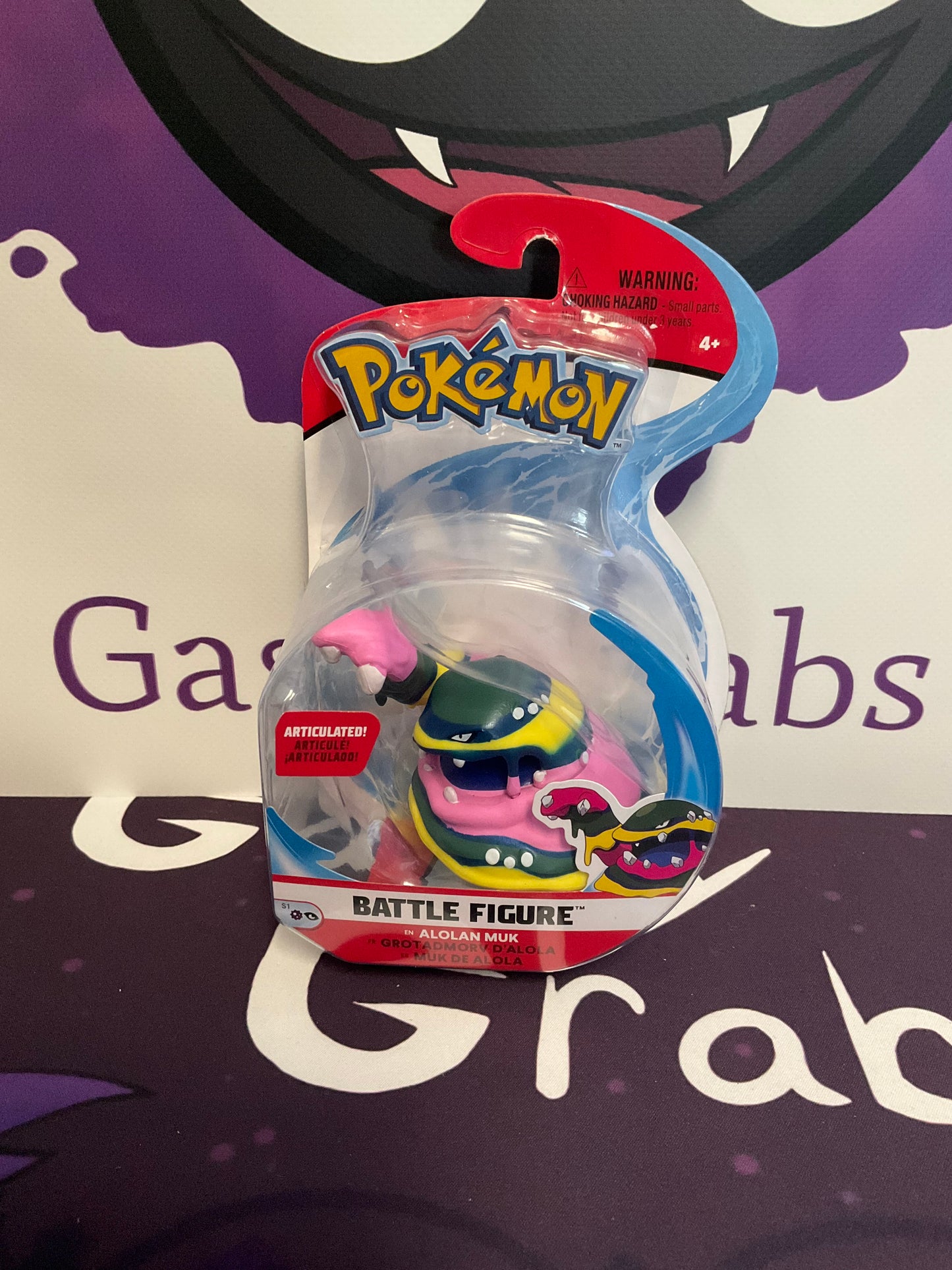 Pokémon Battle Figure Alolan Muk Toy Figure