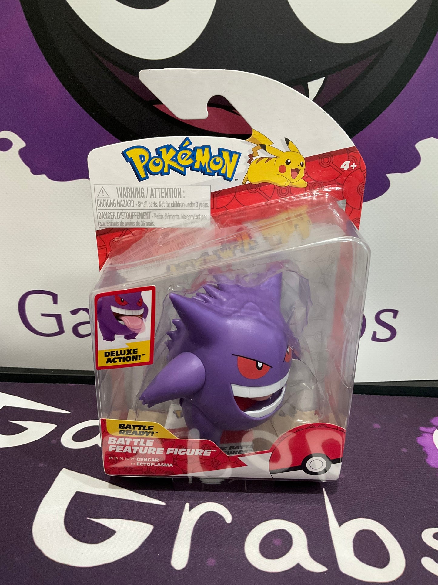 Pokémon Battle Ready Figure Gengar With Deluxe Action