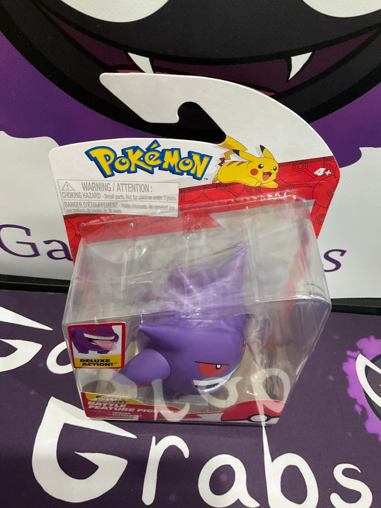 Pokémon Battle Ready Figure Gengar With Deluxe Action
