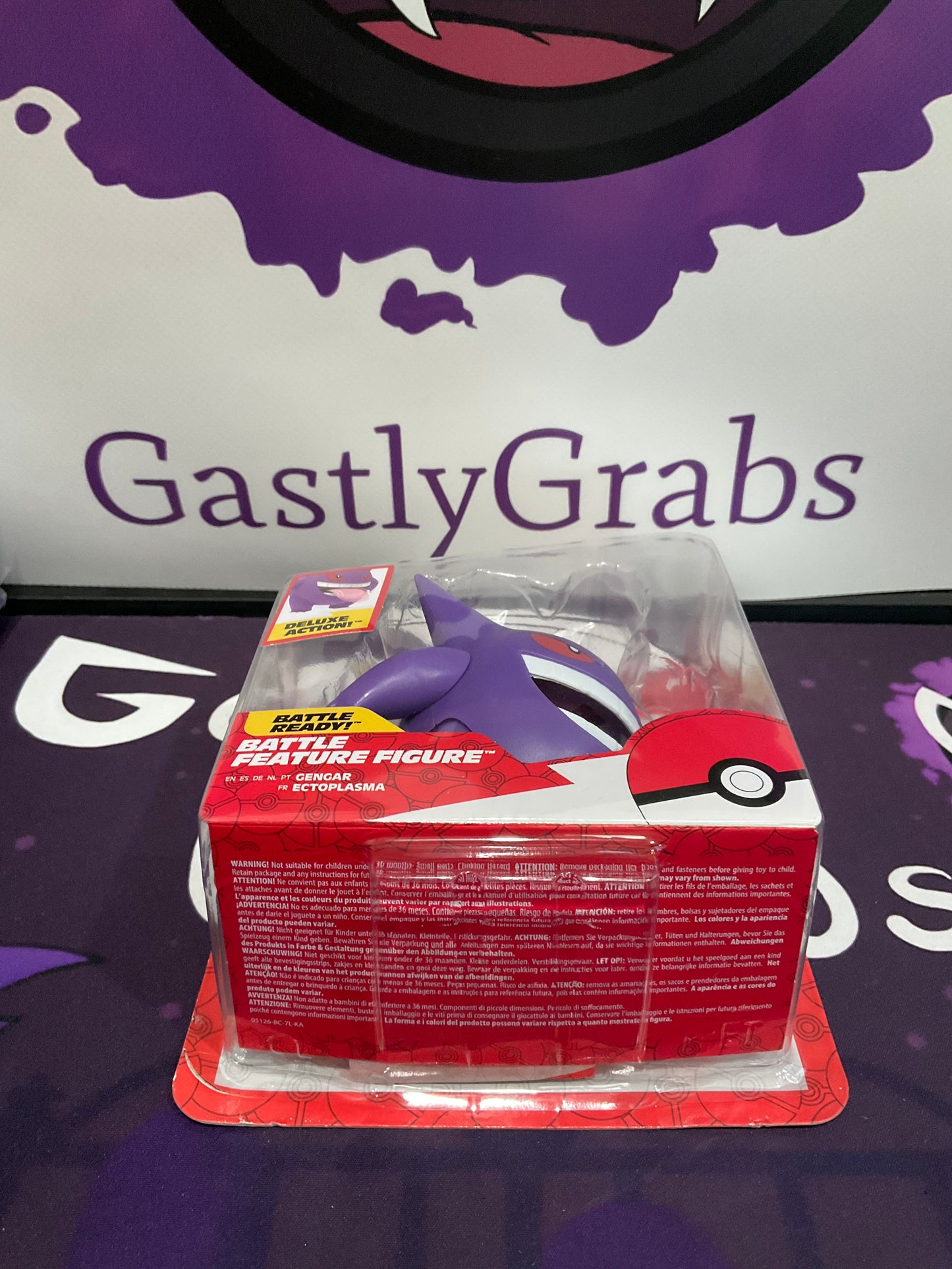 Pokémon Battle Ready Figure Gengar With Deluxe Action