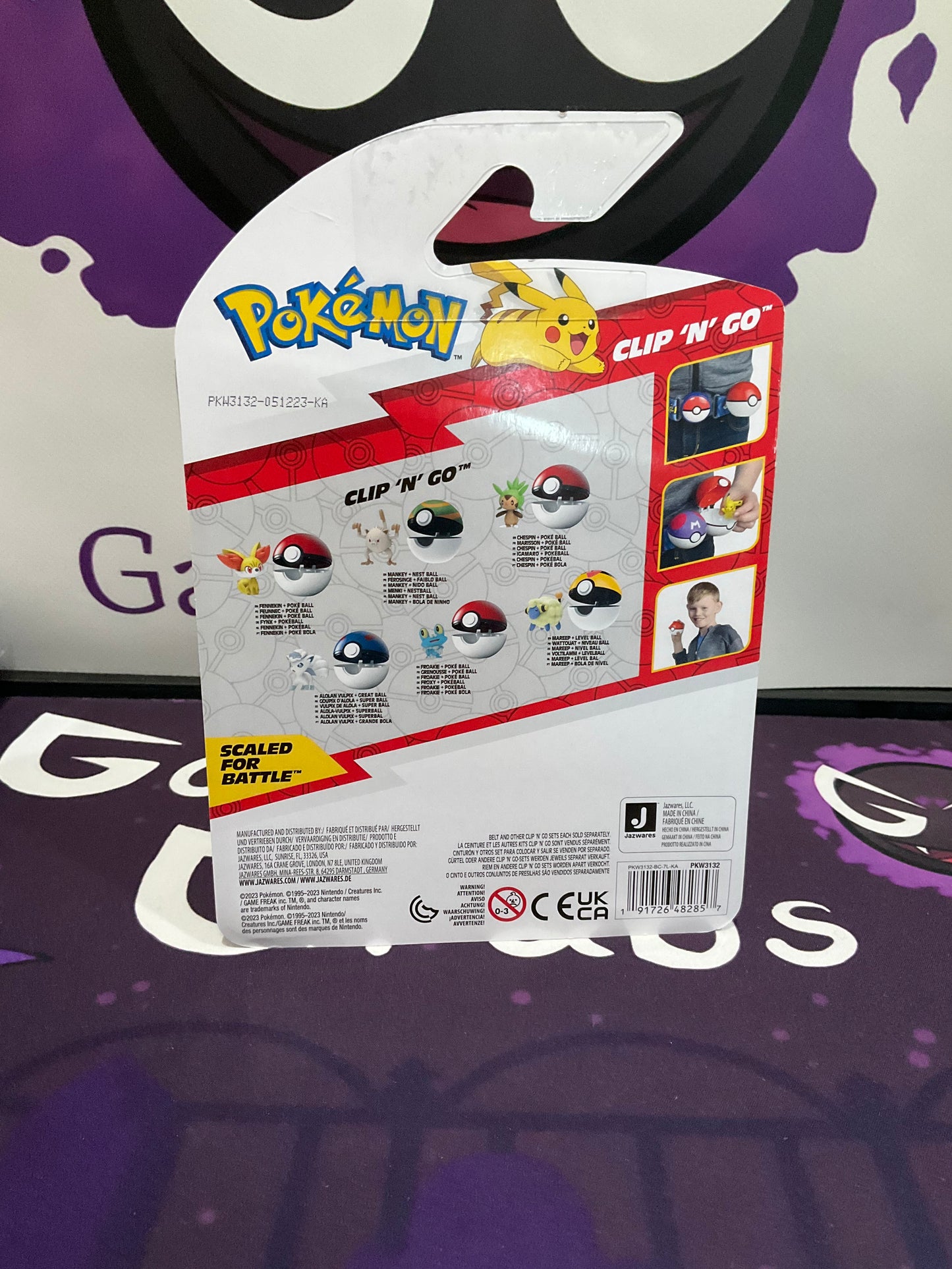 Pokémon Clip N Go Fennekin & Poke Ball