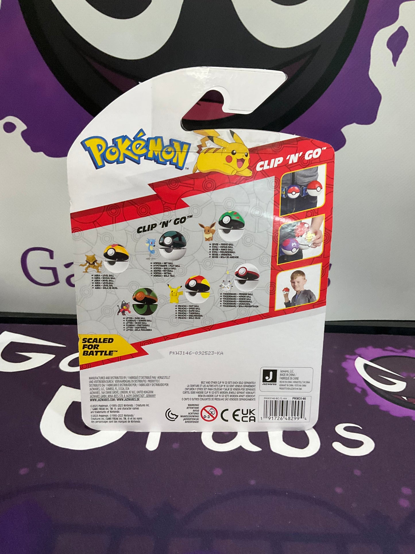 Pokémon Clip N Go Eevee and Friend Ball Toy Figure