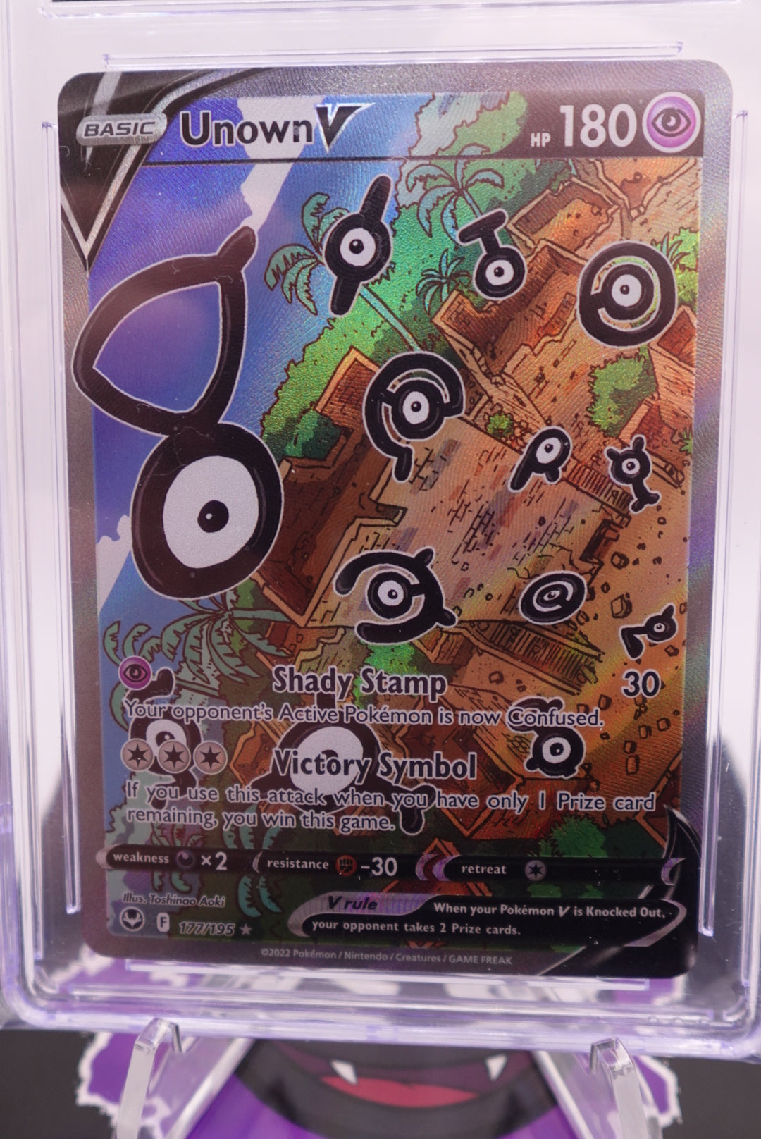 Pokémon Unown v CGC 10 Slab