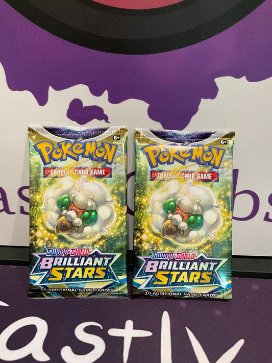Pokémon Brilliant Stars Two Packs (Read Description)