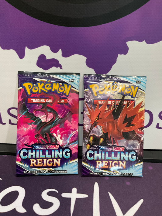 Pokémon Chilling Reign Two Packs (Read Description)