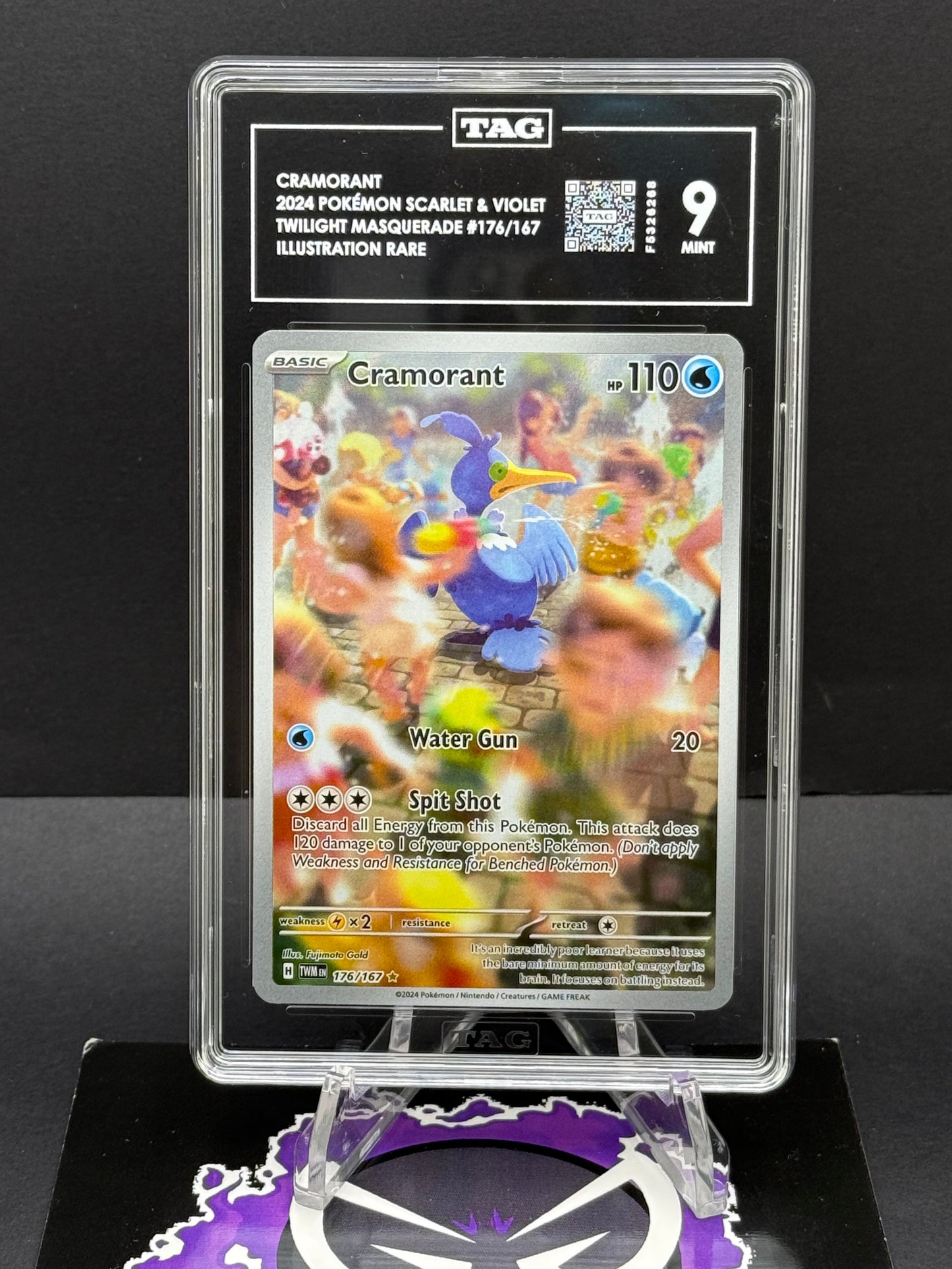 Pokémon Slab# 238 Cramorant IR 176/167 TAG 9
