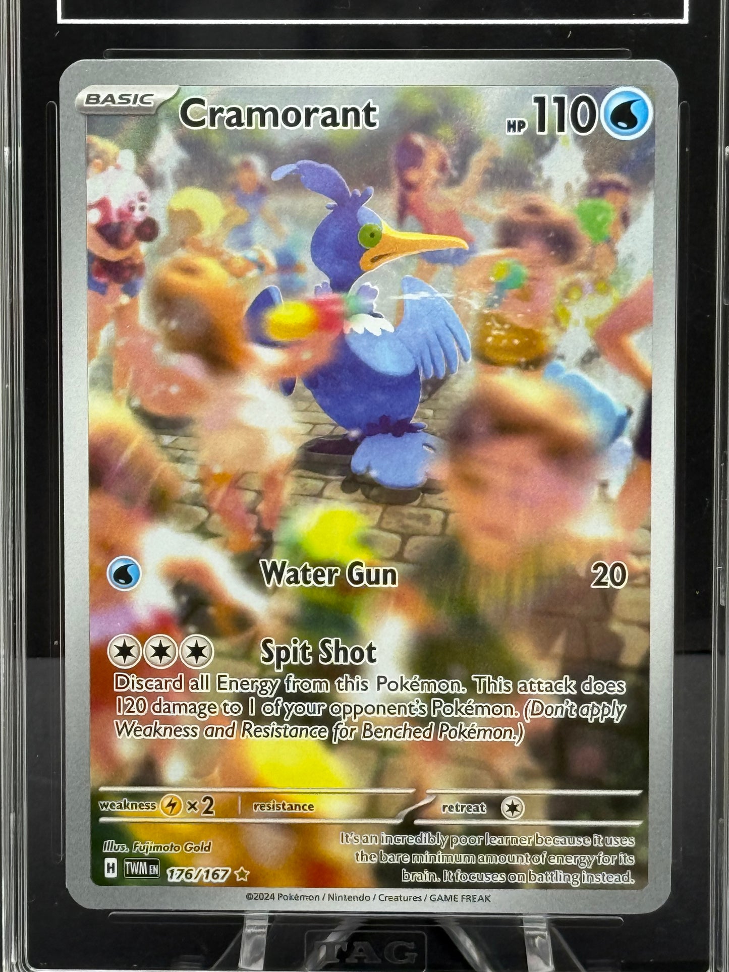 Pokémon Slab# 238 Cramorant IR 176/167 TAG 9