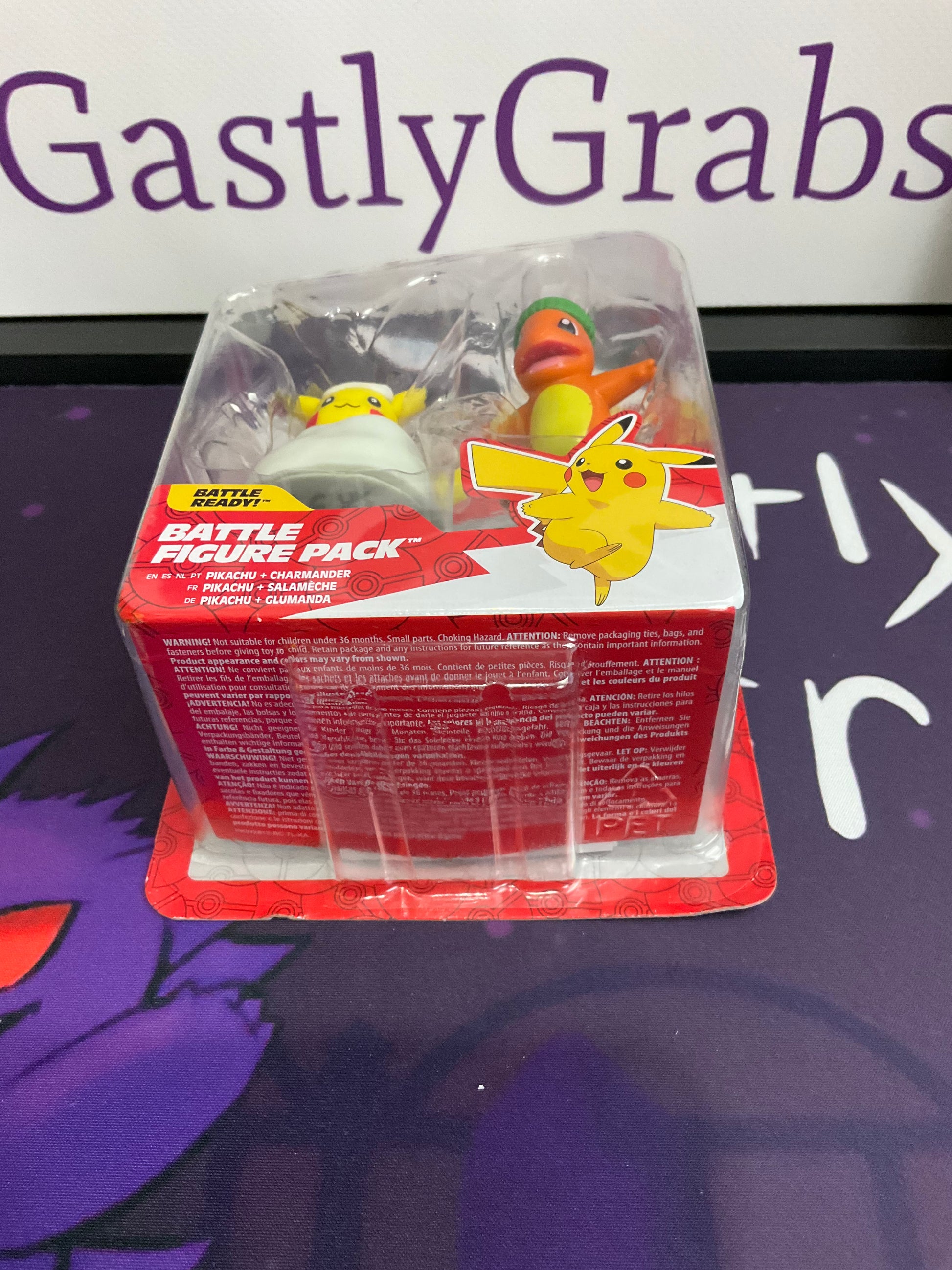 Pokémon Battle Figure Pikachu/Charmander Toy 2 Figures Winter Edition –  GastlyGrabs